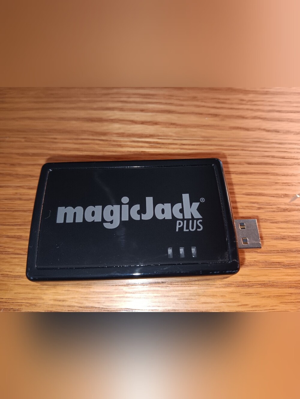 Magicjack PLUS Phone Line USB VoIP Adapter - Black Easy Land Line Addition.
